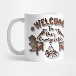 Welcome to our Campsite Mug